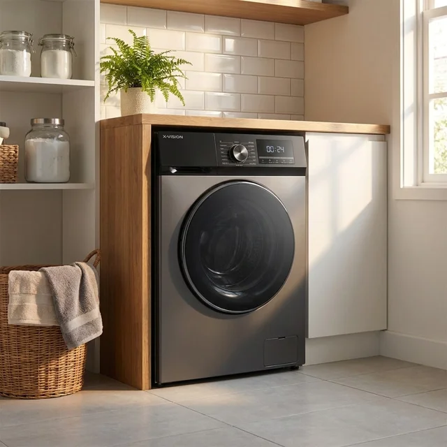ماشین لباسشویی 8 کیلوگرم اتوماتیک ایکس ویژن مدل TP82-BSD 102582618